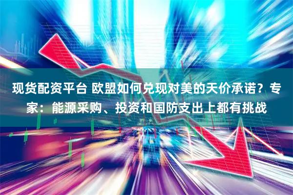 现货配资平台 欧盟如何兑现对美的天价承诺？专家：能源采购、投资和国防支出上都有挑战